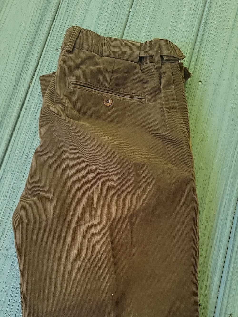 Ralph Lauren Men's Brown Corduroy Trousers